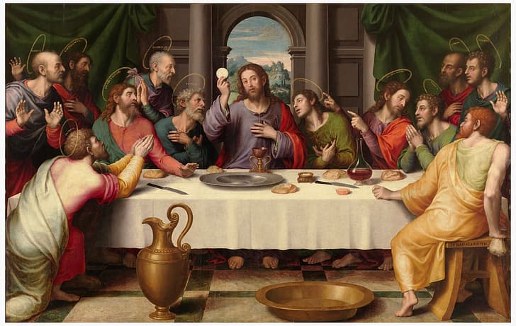 The Last Supper, painting, HD wallpaper