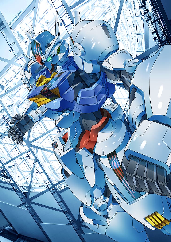 anime, mechs, Gundam, Super Robot Taisen, Mobile Suit Gundam THE WITCH FROM MERCURY, HD wallpaper