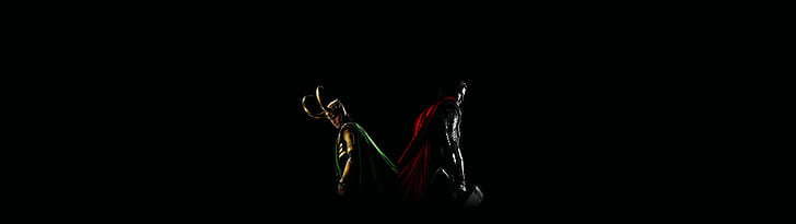 Thor : Ragnarok, Loki, dual display, multiple display, HD wallpaper
