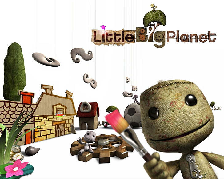 Little Big Planet digital wallpaper, LittleBigPlanet