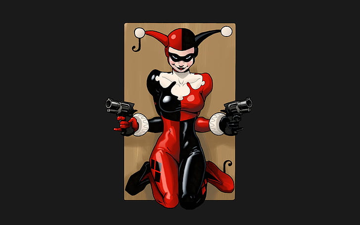 Harley Quinn HD, harley quinn illustration, comics