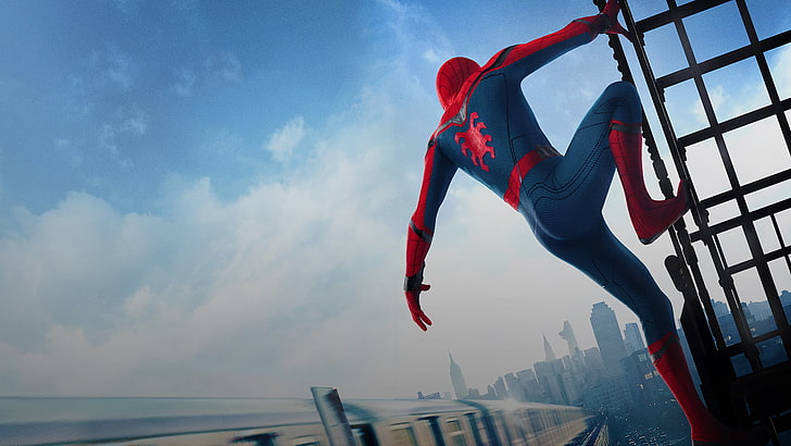 Spider-Man wallpaper, Spider-Man: Homecoming (2017), Peter Parker