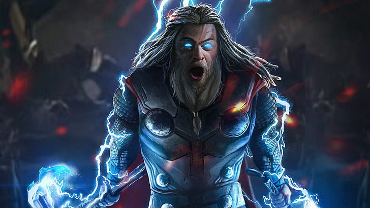 Thor, Fat Thor, Marvel Cinematic Universe, HD wallpaper