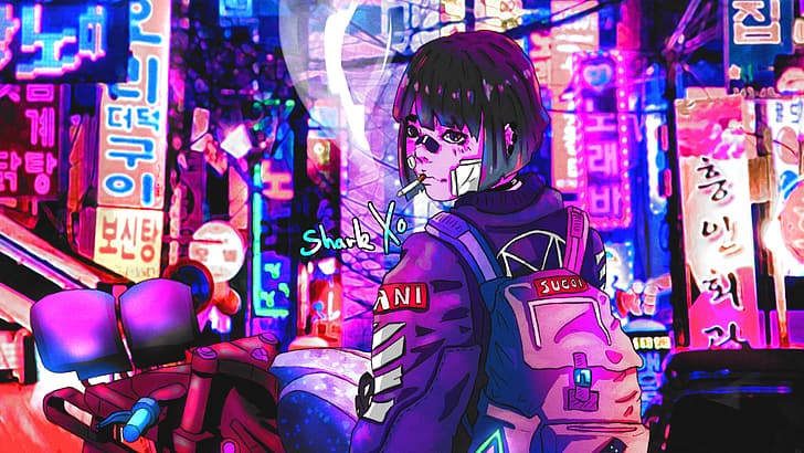 anime, vaporwave