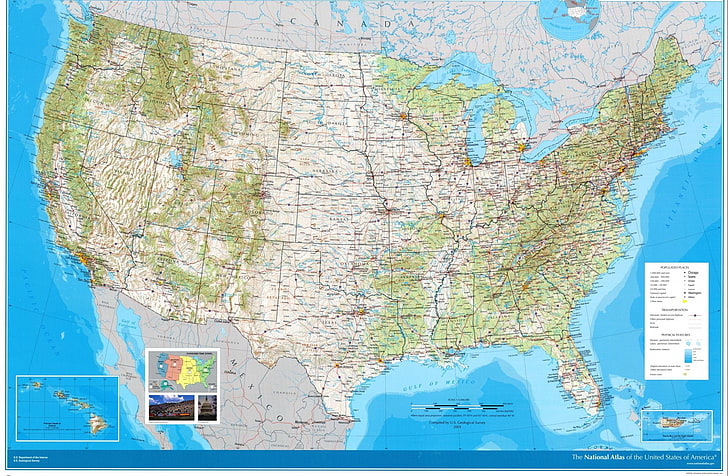 Misc, Map, USA, United States Of America Map, Usa Map