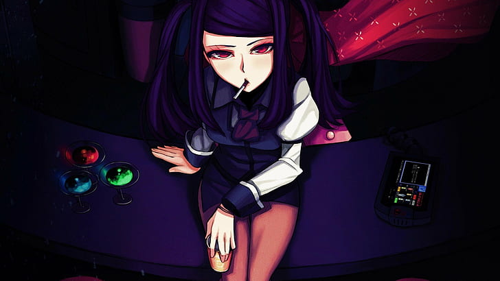 anime girls artwork va 11 hall a, one person, adult, young adult