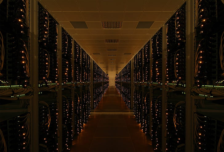 technology, server, datacenter, HD wallpaper