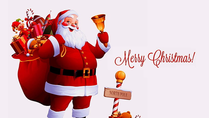 HD wallpaper: ho ho ho, xmas, merry christmas, santa claus, celebration,  food and drink | Wallpaper Flare