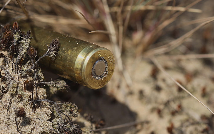 ammunition, macro, no people, focus on foreground, metal, close-up, HD wallpaper