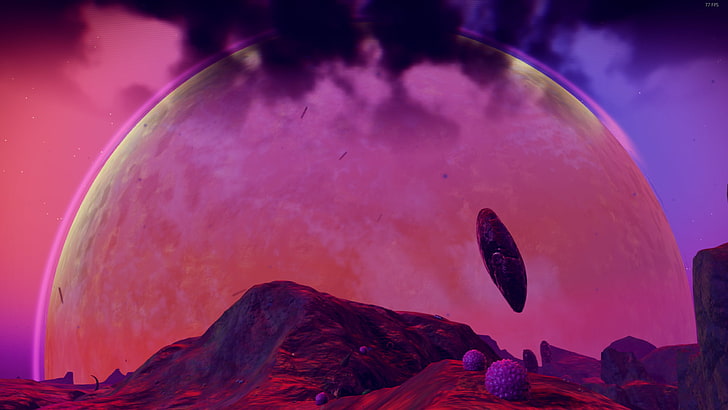 No Man's Sky, video games, low quality terrain, beauty in nature, HD wallpaper