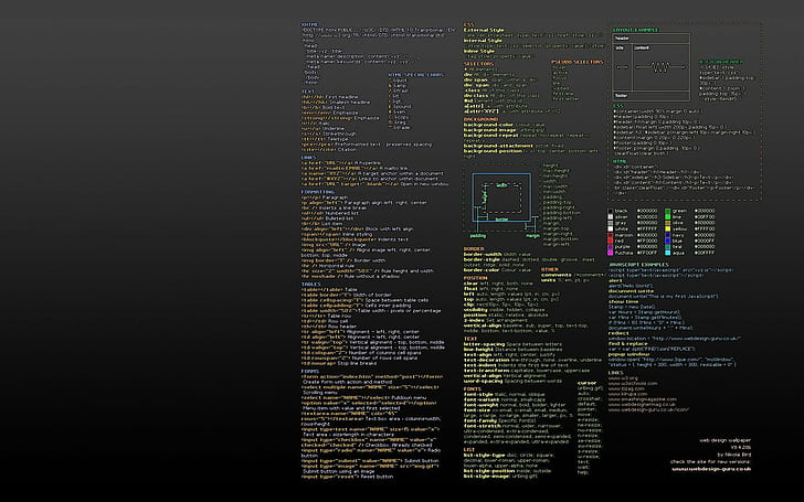 programming code html css javascript web design HD wallpaper