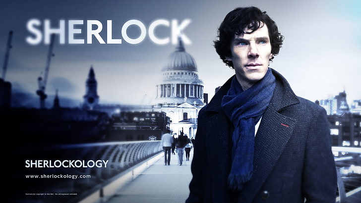 BBC, Cumberbatch, TV, Holmes, Benedict, Sherlock, series, young adult, HD wallpaper