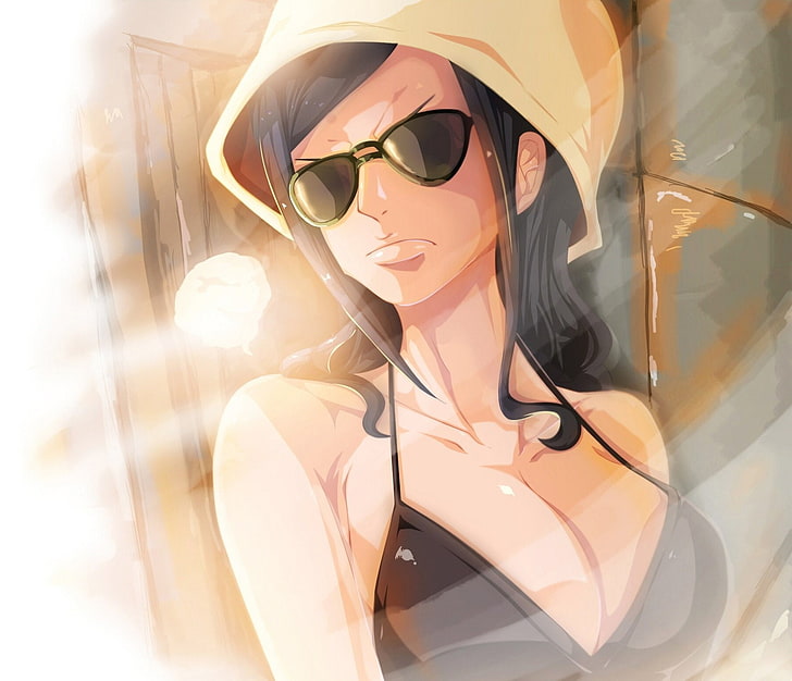 black-haired female character wallpaper, Anime, One Piece, Nico Robin, HD wallpaper