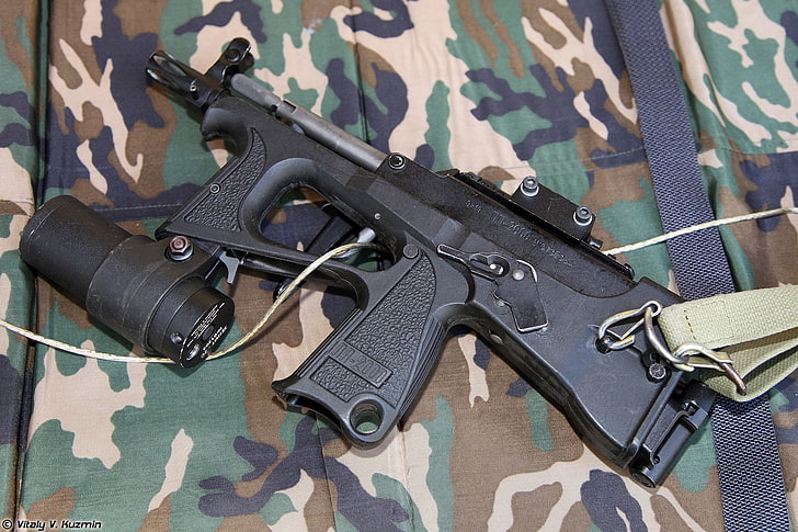 9x19, army, firearms, gun, military, osn saturn, pp 2000, russia, HD wallpaper