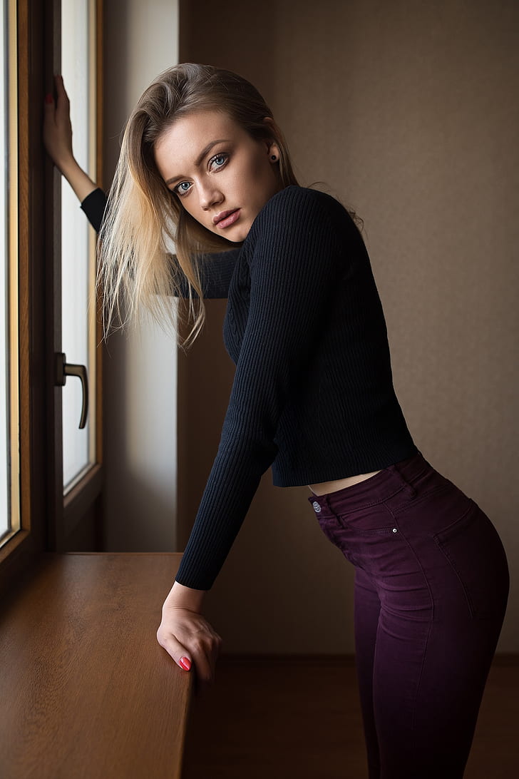Dmitry Shulgin, women, model, women indoors, HD wallpaper