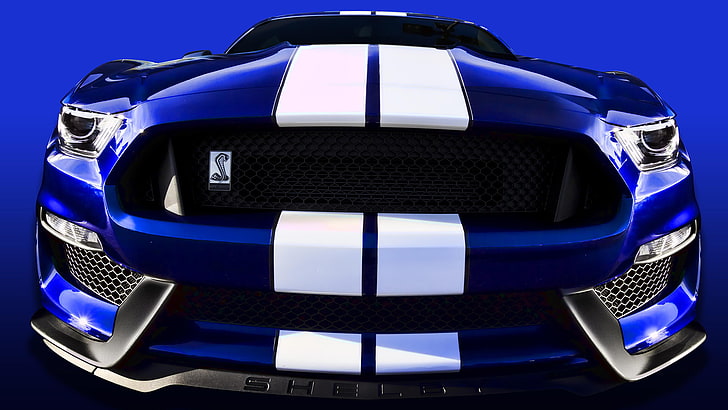 Hd Wallpaper Ford Mustang Car Photography Shelby Gt350 Front Angle View Wallpaper Flare