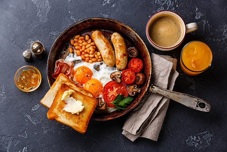 Food, Breakfast, Coffee, Still Life, food and drink, kitchen utensil, HD wallpaper