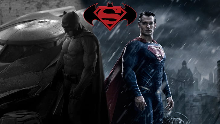 Batman vs Superman Fan Art, superman vs batman poster, HD wallpaper