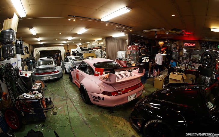 Porsche Rauh-Welt Garage Shop HD, cars