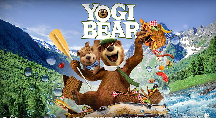 Yogi Bear, Yogi Bear illustration, Cartoons, Others, yogi bear movie, HD wallpaper