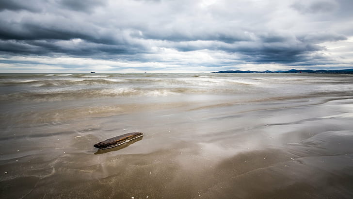 gray sand near ocean under blue sky during day time, dublin, ireland, dublin, ireland, HD wallpaper