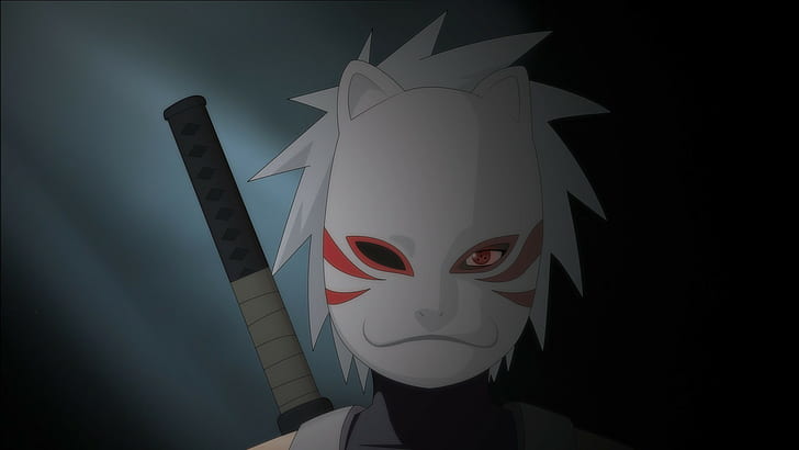 ANBU, Hatake Kakashi, mask, Naruto Shippuuden, anime