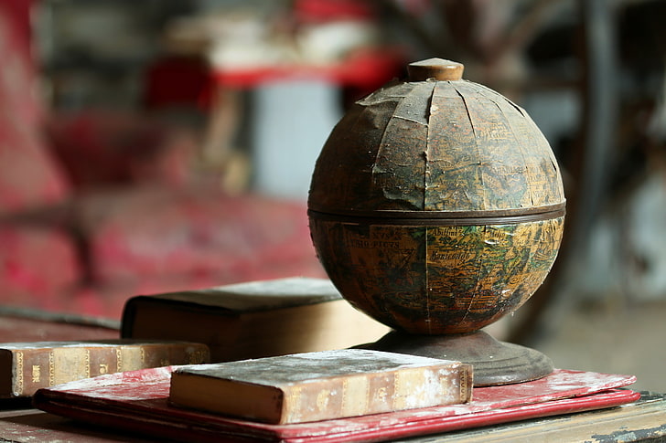 old, globes, focus on foreground, religion, spirituality, no people, HD wallpaper