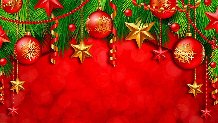 Hd Wallpaper Christmas Decorations Xmas Celebration Red Holiday Star Shape Wallpaper Flare