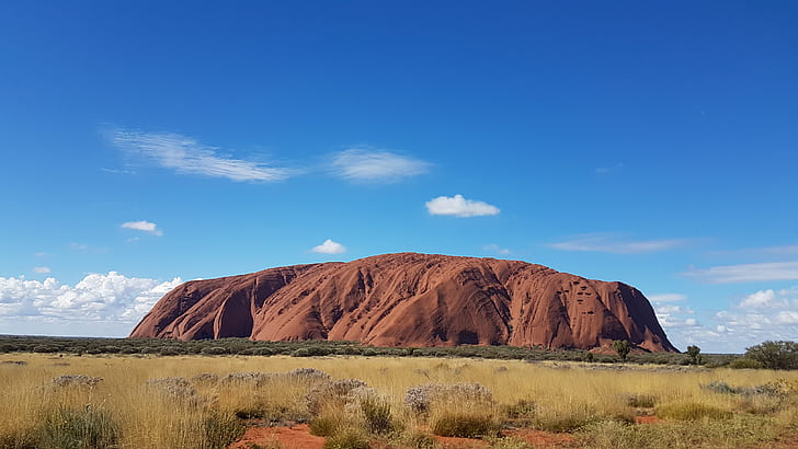 Australia, Ayers Rock, Desert, landscape, Outback, Uluru