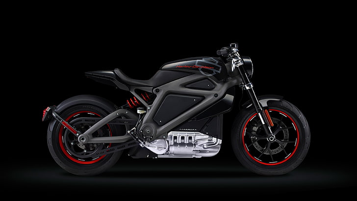 harley davidson, motorcycle, motorbike, black, dark, superbike, HD wallpaper