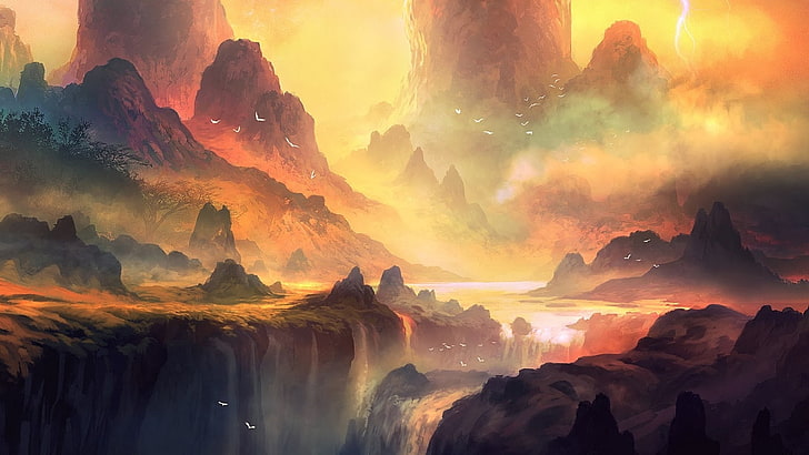 fantasy landscape wallpaper