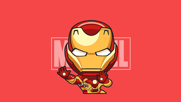 HD wallpaper: Iron Man, Chibi, Marvel Comics | Wallpaper Flare