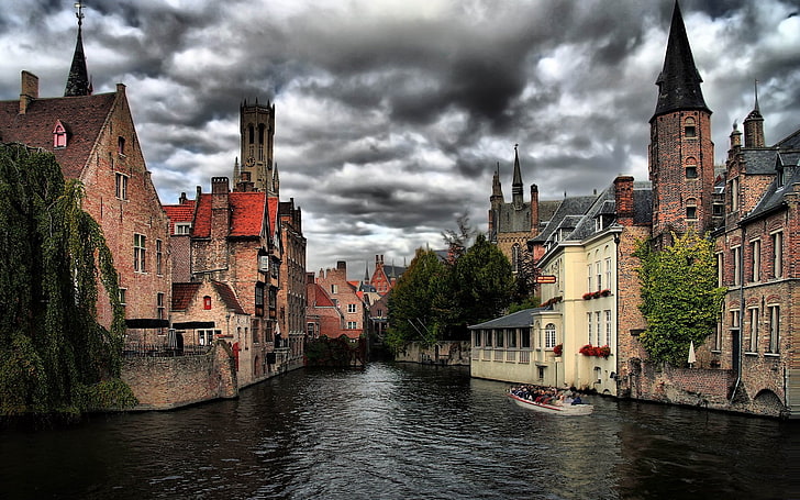 Bruges, Belgium, architecture, built structure, building exterior, HD wallpaper