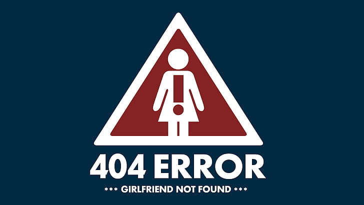 Error, 404 Error, Sign, Funny, HD wallpaper