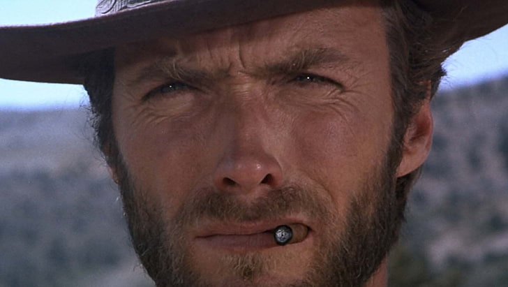 Clint Eastwood, movies, The Good  The Bad and The Ugly, portrait