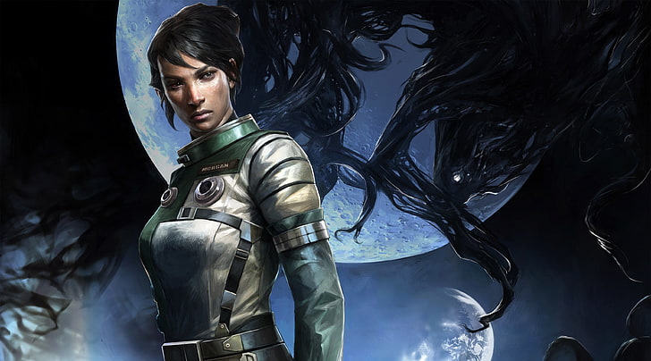 Prey game Morgan Yu Female, Games, Other Games, Space, Girl, Woman