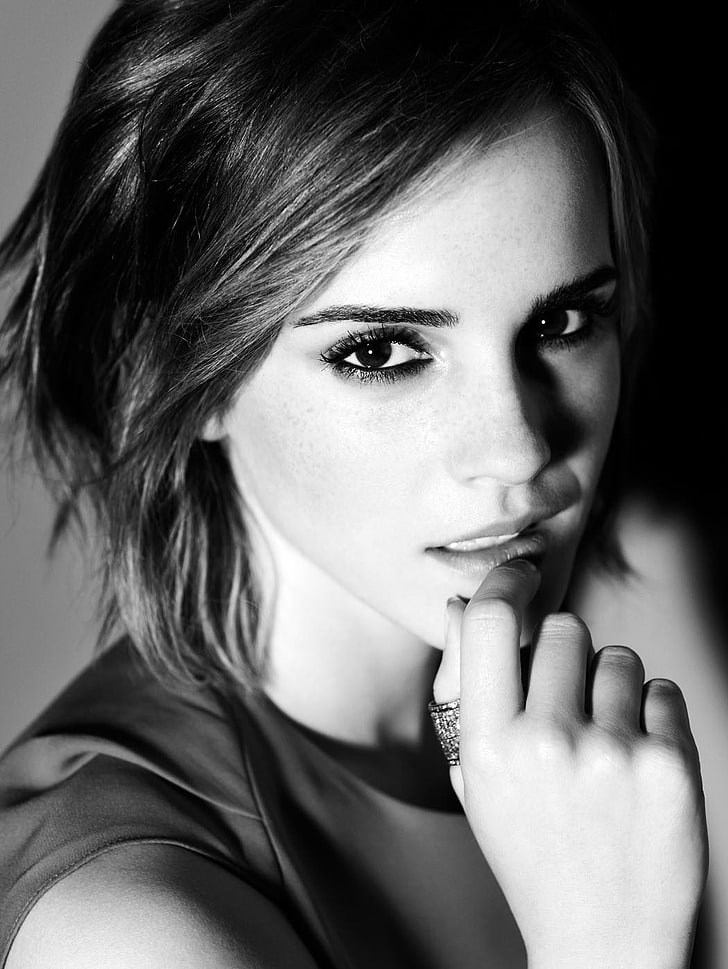 Emma Watson, portrait, beauty, young adult, one person, women