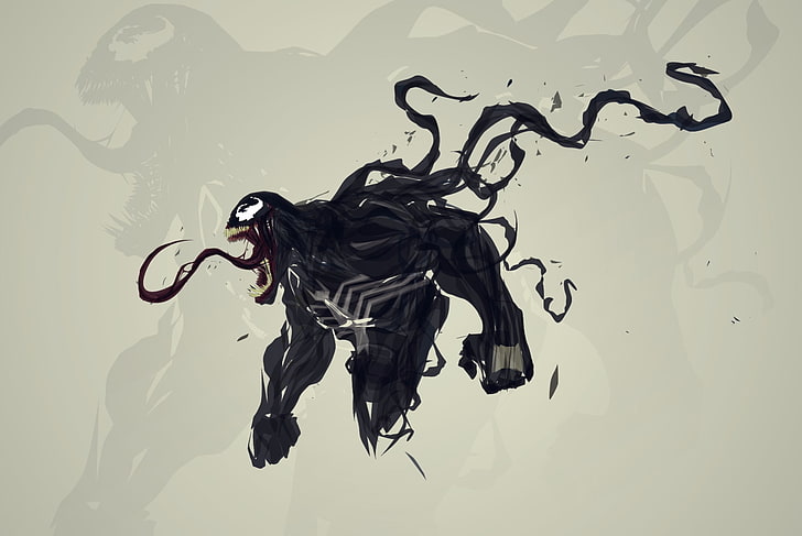 venom spiderman digital art artwork marvel comics 1711x1144  Art artwork HD Art