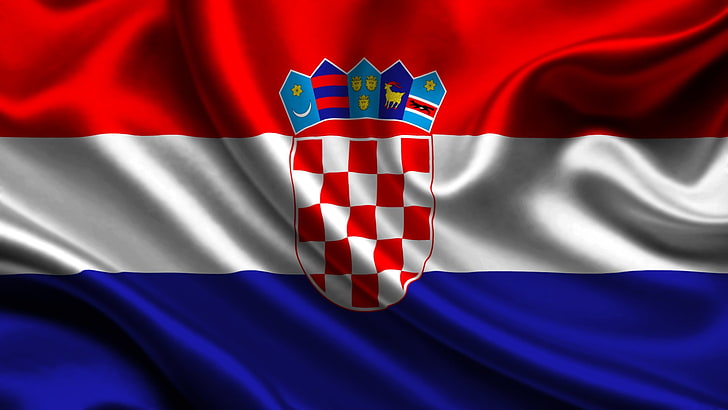 bandera, croacia, europa, HD wallpaper
