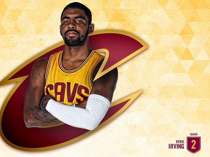 Kyrie Irving-Cleveland Cavaliers Wallpaper, Kyrie Irving, one person, HD wallpaper