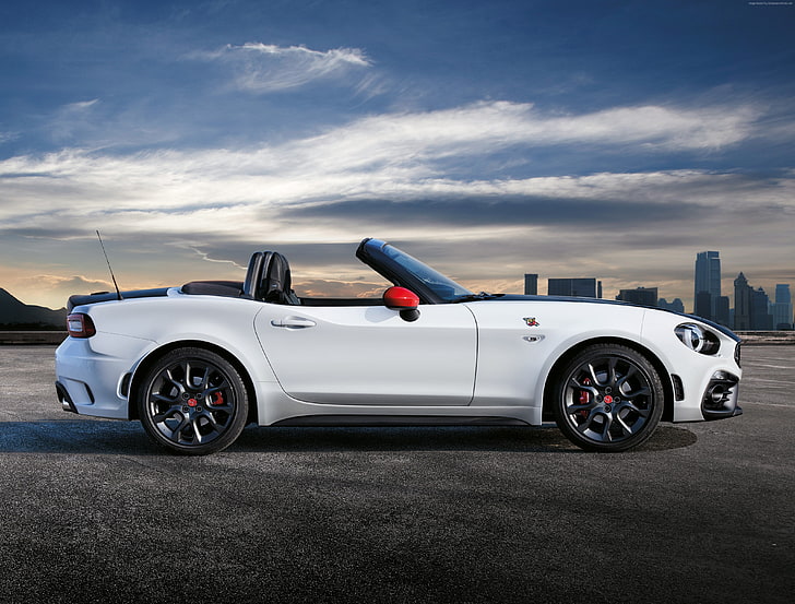 Abarth 124 Spider 1080p 2k 4k 5k Hd Wallpapers Free Download Wallpaper Flare
