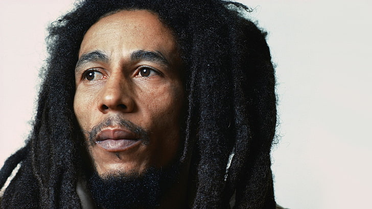 Singers, Bob Marley, Reggae, Ska, portrait, headshot, one person