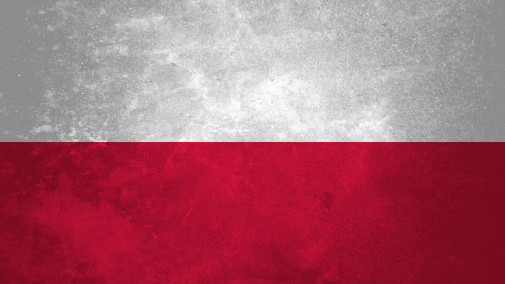 red and black wooden board, flag, Poland, backgrounds, no people, HD wallpaper