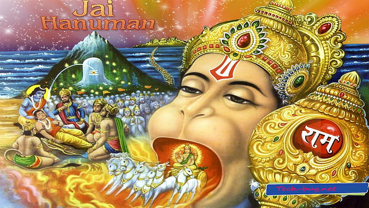 HD wallpaper: god, desktop, hindu, ibackgroundz, jai hanuman | Wallpaper  Flare