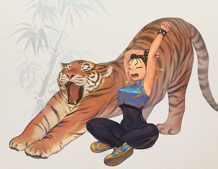 Tannies Year of the Tiger Fanart/ Wallpaper! (swipe right for more) :  r/heungtan
