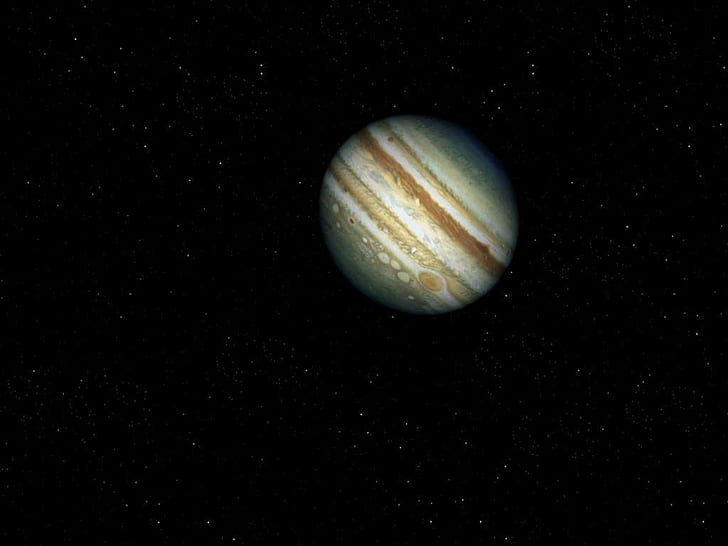 planet solar system Distant Uranus Space Planets HD Art, striped, HD wallpaper
