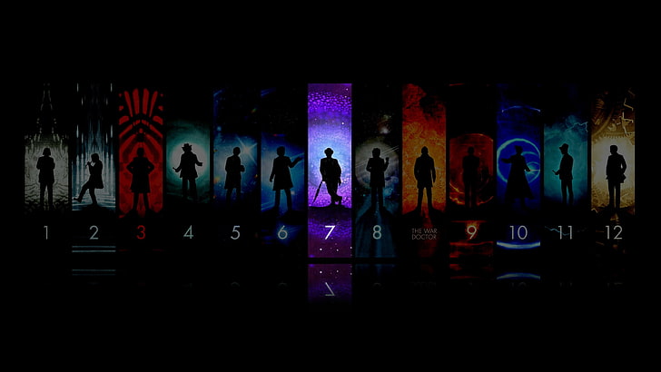 Doctor Who, real people, group of people, illuminated, night