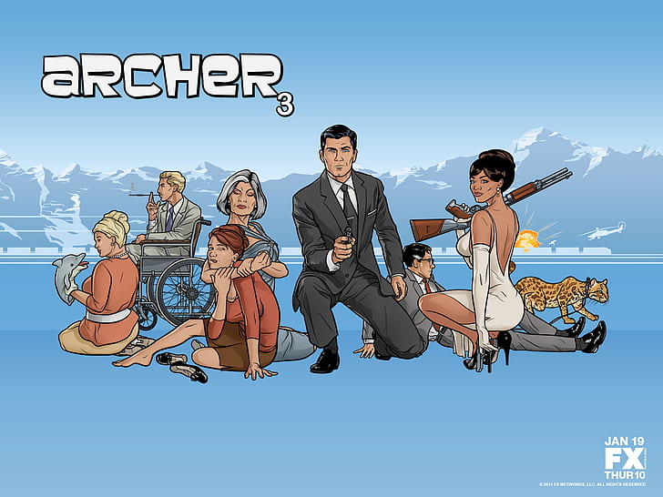 TV Show, Archer, Archer (TV Show), HD wallpaper