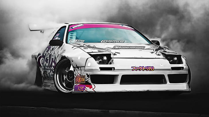 race cars, Mazda RX-7, racing, drift, HD wallpaper