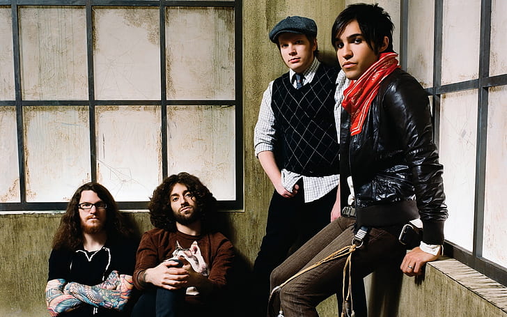 HD wallpaper: Fall Out Boy, rock band photo, men, bys, dude, guys |  Wallpaper Flare